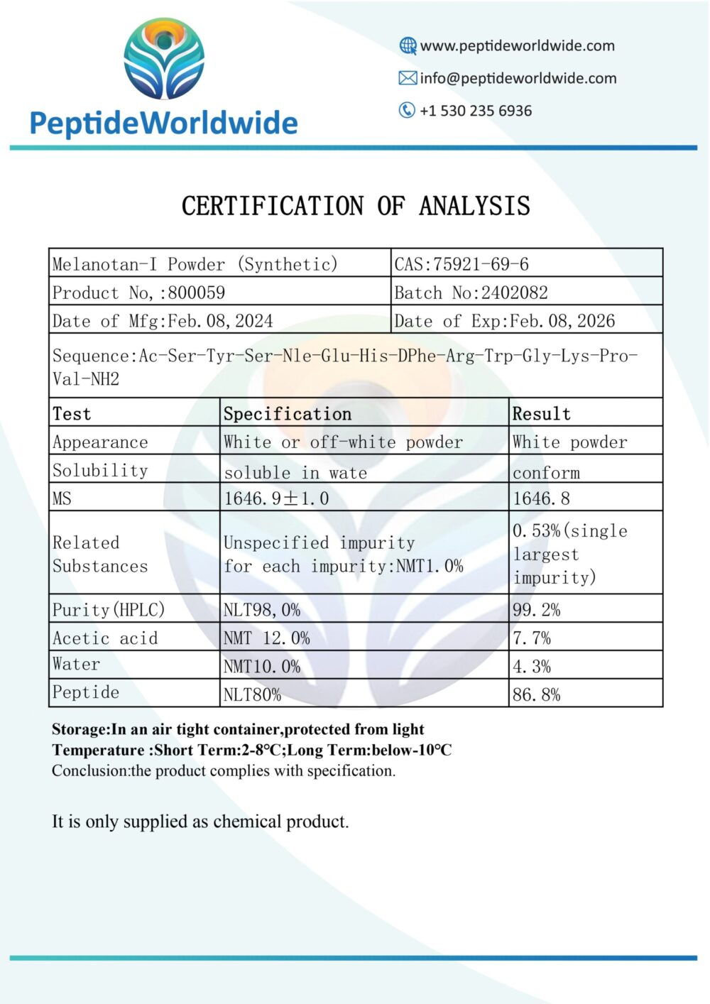 Melanotan 1 - 10mg - Image 2